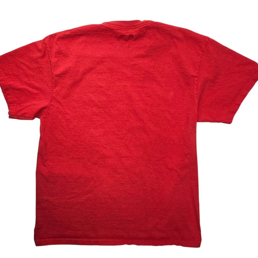 NFL Team Apparel Mens Kansas City Chiefs Graphic T-Shirt Red Large Distressed - Picture 4 of 7